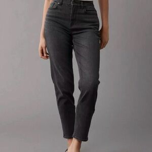 American Eagle Curvy Mom Jeans Black Size 20